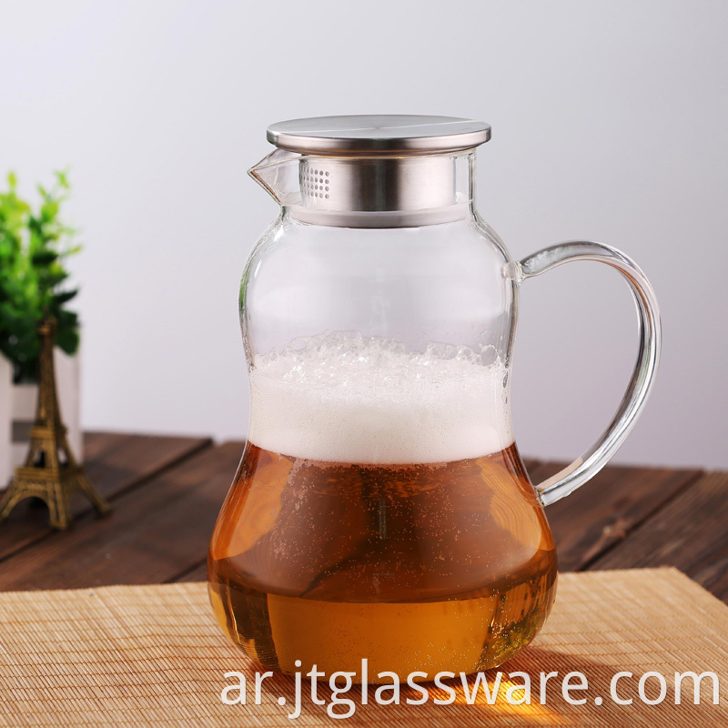 Handle Beverage Pitcher for Homemade Juice & Iced Tea